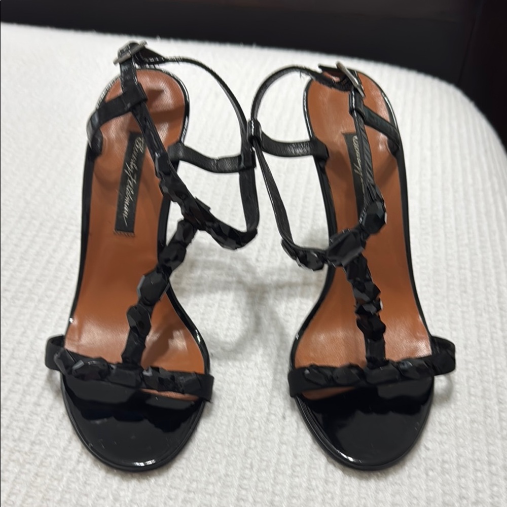 Beverly Feldman Black Stiletto Heels